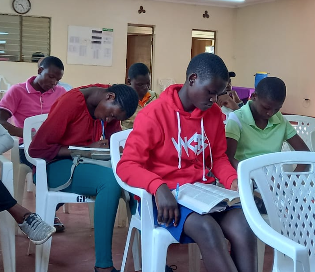 Bible and Notebook for Spiritual Seminars